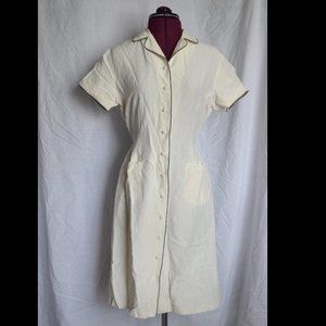 Vintage Laura Ashley Silk and Linen Dress